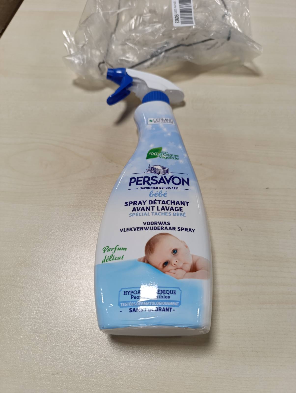 319185 - PERSAVON Sprej për Heqjen e Njollave para Larjes për Fëmijë, Hipoalergjik, 500 ml