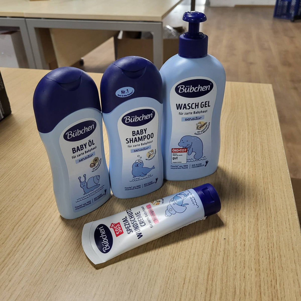 297102 - BÜBCHEN Set Kujdesi për të Porsalindurit, 7 pjesë, pa silikon