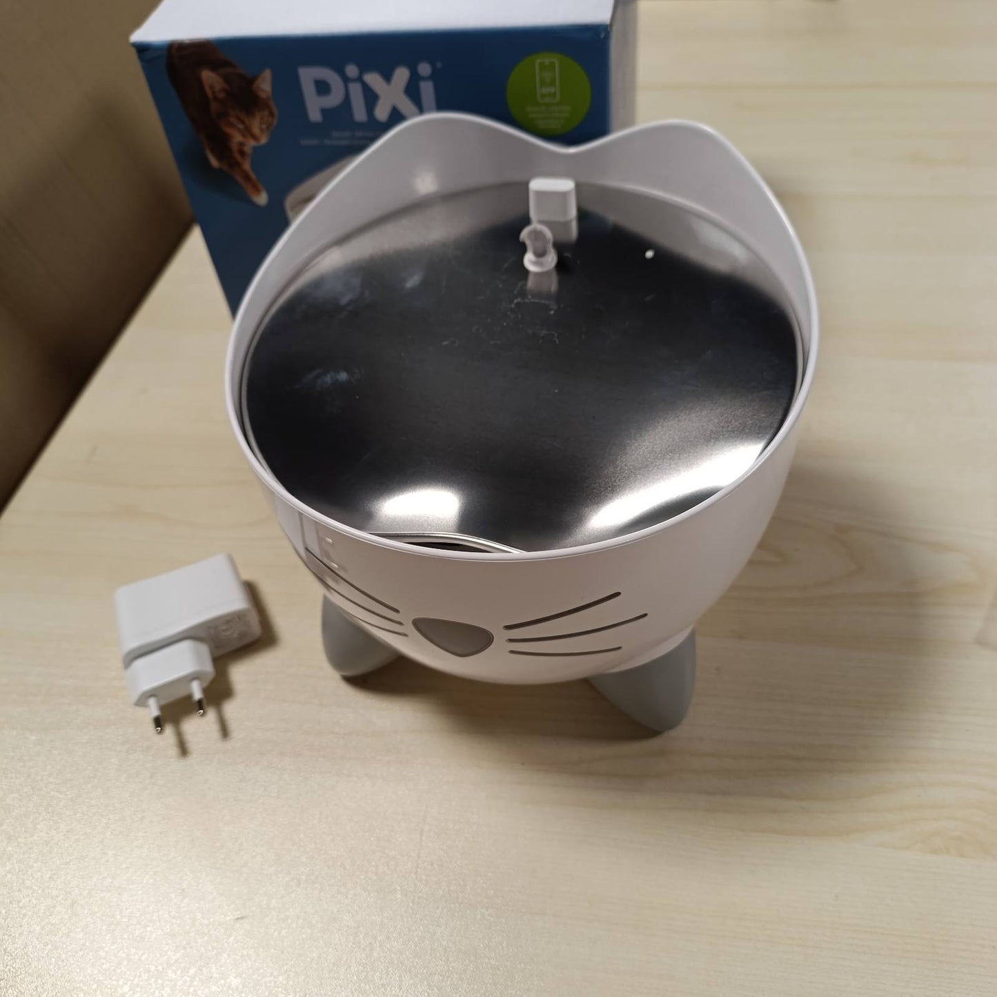 183073 - CAT IT Shatërvan Uji Pixi Smart për Mace, i Kontrolluar nga Aplikacion, Kapaciteti 2L, Modeli 43751, 1 Copë në Pako