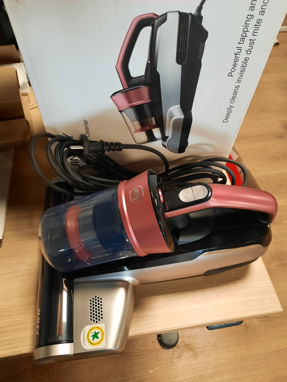 288180 - JIMMY Fshesë me korrent për dyshekë BX5 Pro, 500W, 15kPa, UV dritë, teknologji ultrasonike, filtrim me ciklon të dyfishtë