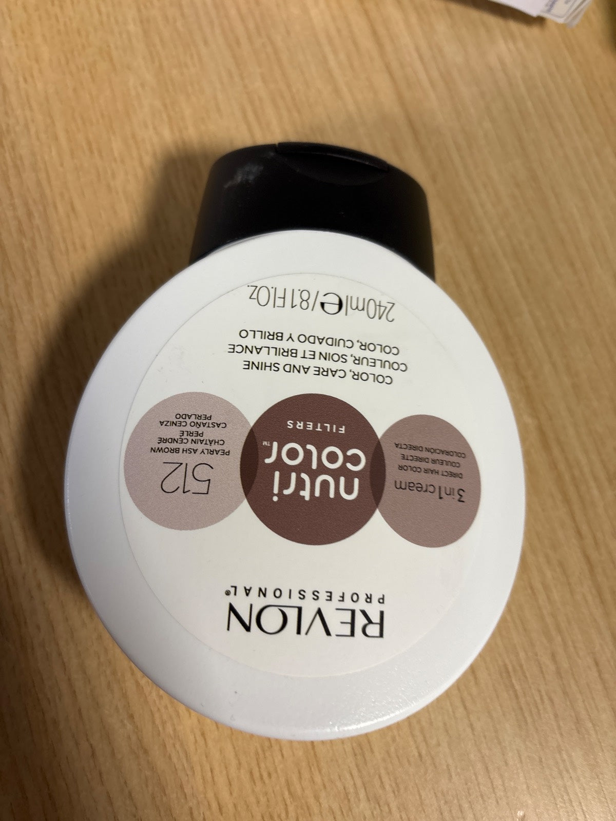 317229 - REVLON FILTRA PROFESIONALE Ngjyrë Nutri 512, 240 ml, maskë ngjyrosëse vegane
