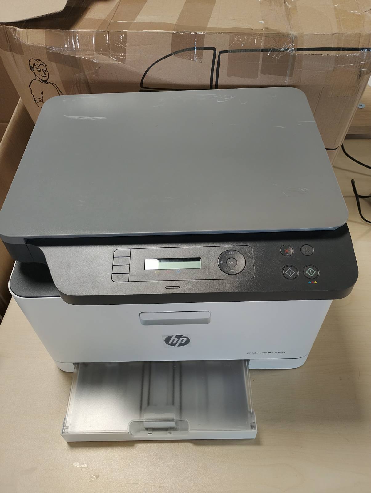 272609 - HP Color Laser MFP 178nwg Printer lazer me ngjyra shumëfunksional, Printim, Kopjim, Skanim, Wi-Fi, Ethernet, USB, Aplikacion inteligjent