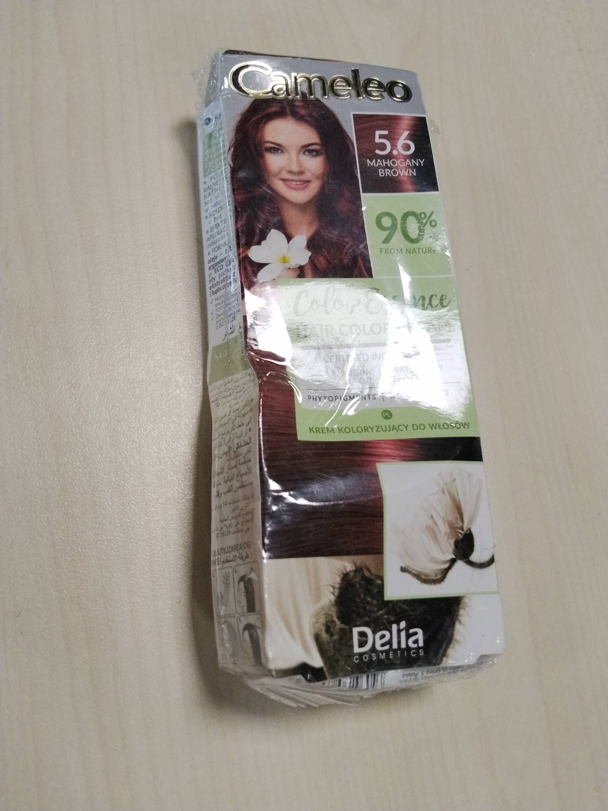 303950 - CAMELEO - Color Essence - Krem Ngjyrosës - Kafe Mahagoni - Ngjyrosje gjysmë e përhershme - Efekt deri në 8 larje - Ngjyrë natyrale dhe e thellë - Rifreskim ngjyre - Ushqyes - 75g