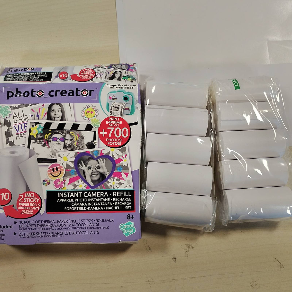 299940 - Canal Toys - Krijues Fotosh - Mbushje Letre Printimi me 10 Rrotulla - Ide Dhurate për Fëmijë 6+ Vjeç