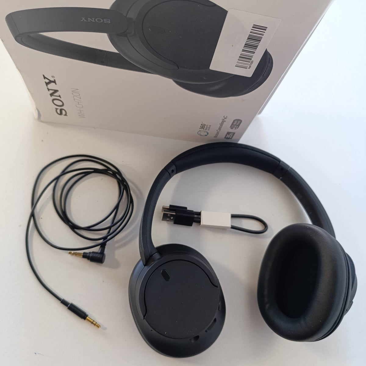 299022 - SONY Kufje Bluetooth pa tel WH-CH720N, me anulim zhurmash, deri në 35 orë jetëgjatësi baterie, të zeza