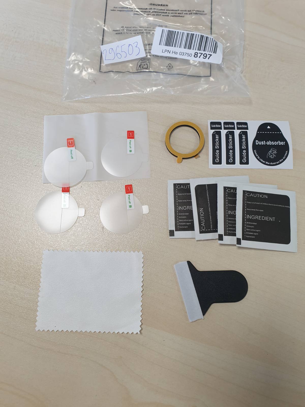 296503 - RNIIDAAZ Mbrojtës Ekrani për Garmin Vivoactive 5, 4 copë, xham i paterizuar, TPU, mbulim i plotë, kundër gërvishtjeve
