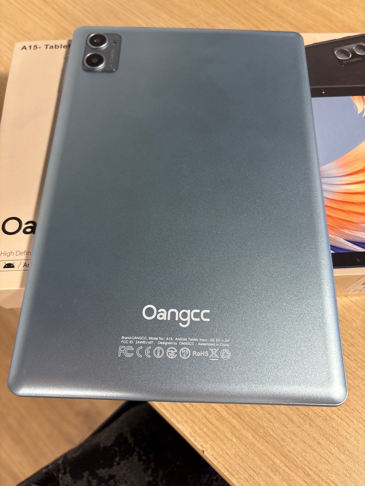 295816 - OANGCC - Tableti Android 13 10 Zoll - 12(6+6) GB RAM + 128GB (TF 512GB/1TB) - 5G + 2.4G WiFi, BT 5.0, Octa-Core 2.0GHz, 6000mAh, 5MP+8MP - Ngjyra: Blu
