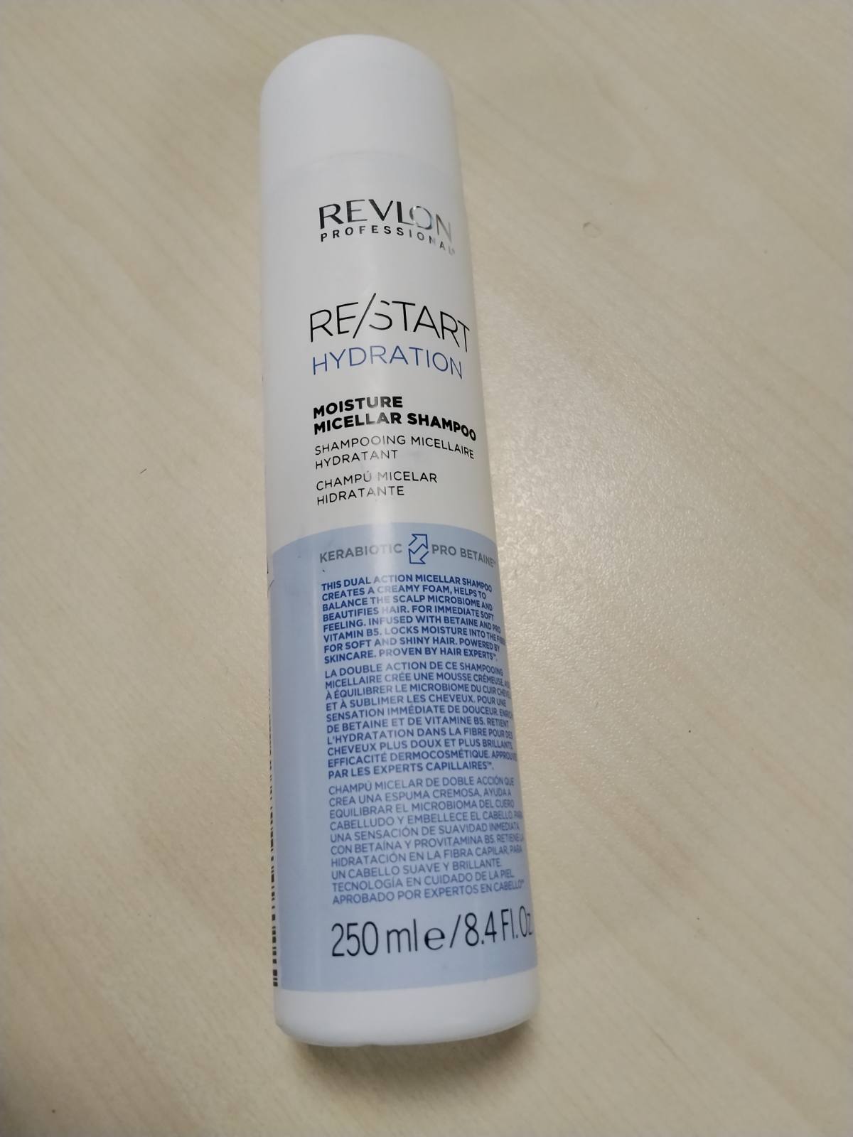 298602 - REVLON PROFESSIONAL RE/START Hydration Moisture Micellar Shampoo, 1000 ml, shampo hidratuese për flokë të tharë