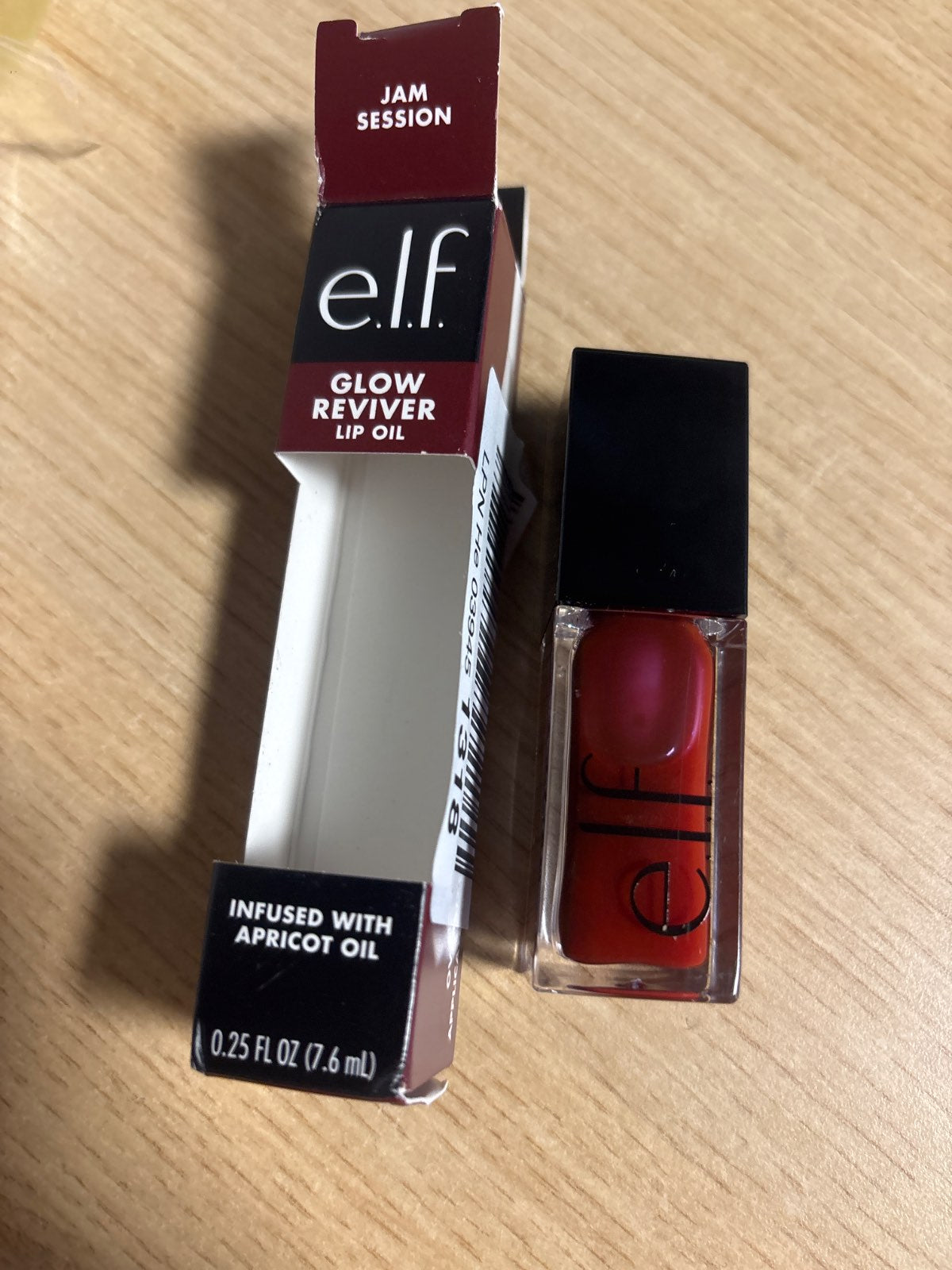297535 - ELF Vaj Buzësh Glow Reviver, 4.5 g, Vaj Ushqyes me Ngjyrë për Buzë, Vegan dhe pa Mizori, Jam Session