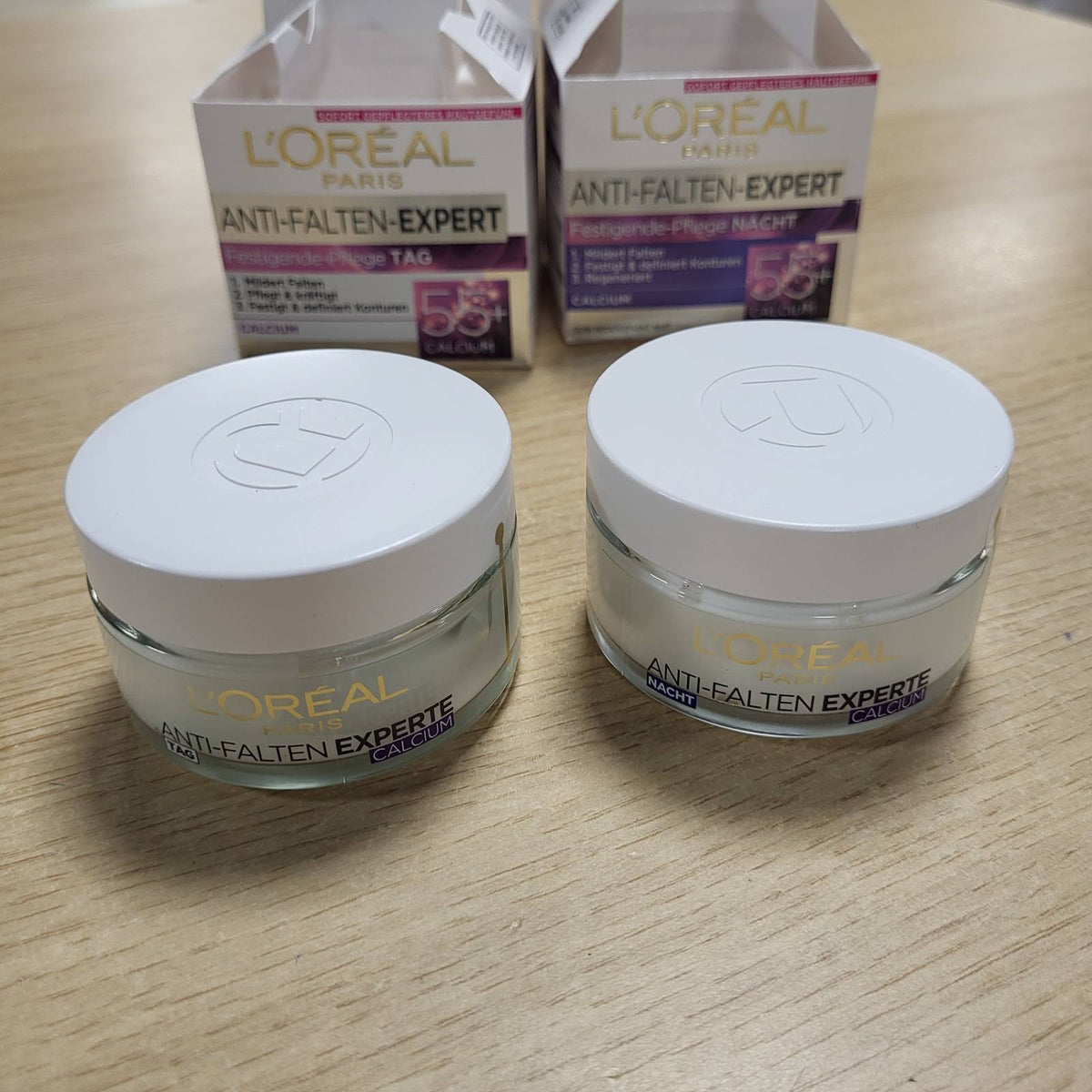 297538 - L'ORÉAL PARIS Set Kujdesi Hidratues, Krem Dite & Nate Anti-Aging 55+, 2 x 50 ml
