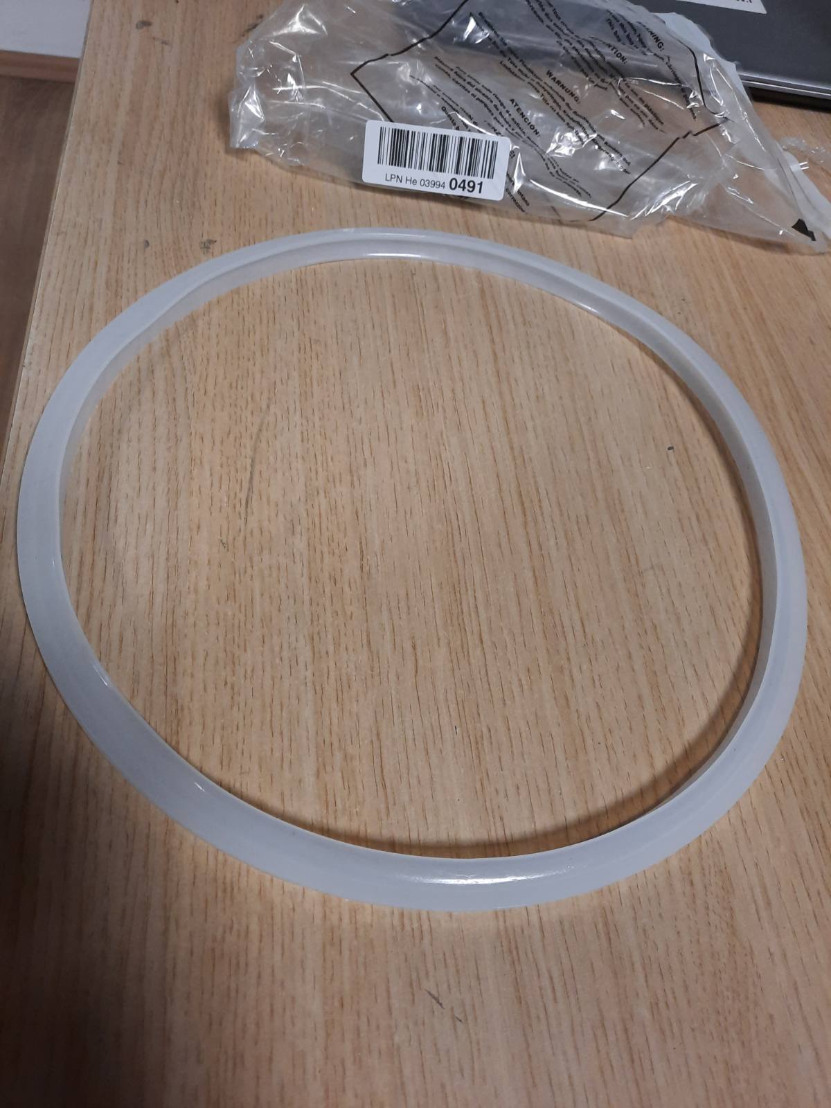 163093 - INSTA POT Guarnicion Zëvendësues Silikoni Transparent për Tenxhere me Presion Shtëpiake, Vegla Kuzhine, Aksesorë, 6 Madhësi, Diametër 24 cm/9.5 inç