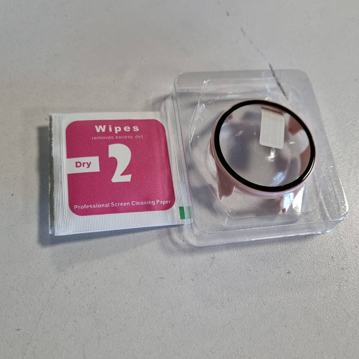 299969 - FEYSENTOE Mbrojtëse ekrani e pajtueshme me Garmin Forerunner 255S, ultra e fortë me xham të temperuar anti-gërvishtje (rozë)