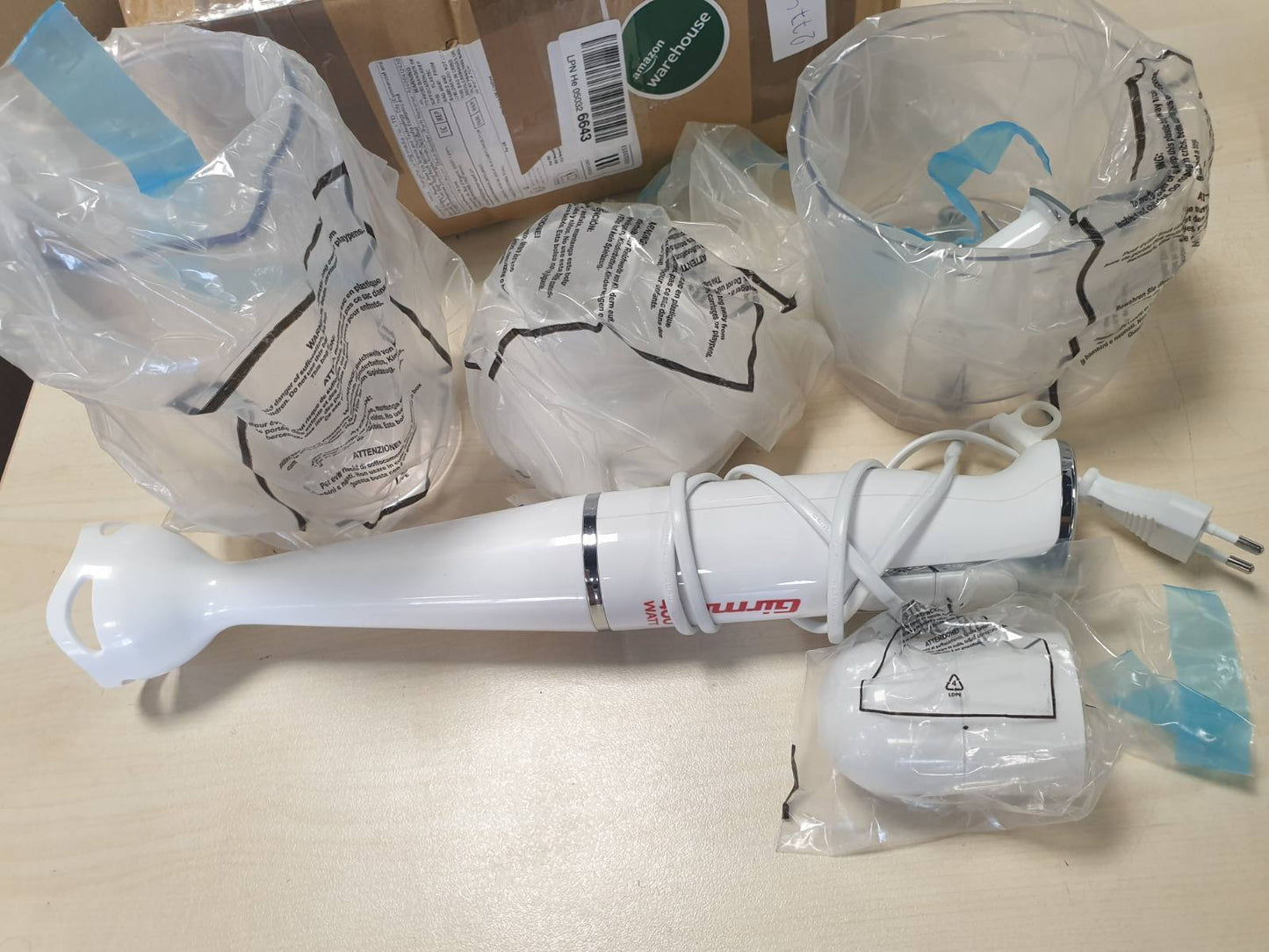 277462 - GIRMI Blender Dore MX17, 400W, Mikser-Turshi-Rrahës 3-në-1, Gotë Matëse 700ml