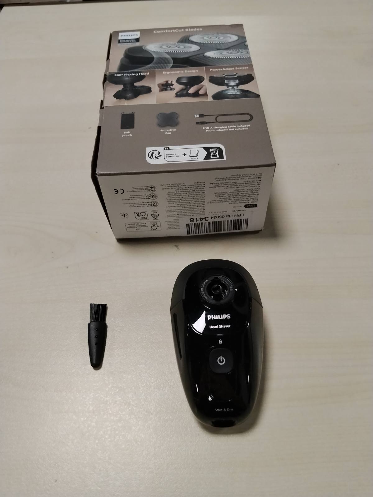 315416 - Makinë rroje Head Shaver Pro Seria 5000 HS5980/15, për burra dhe gra, kokë fleksibile 360°, tehe ComfortCut.