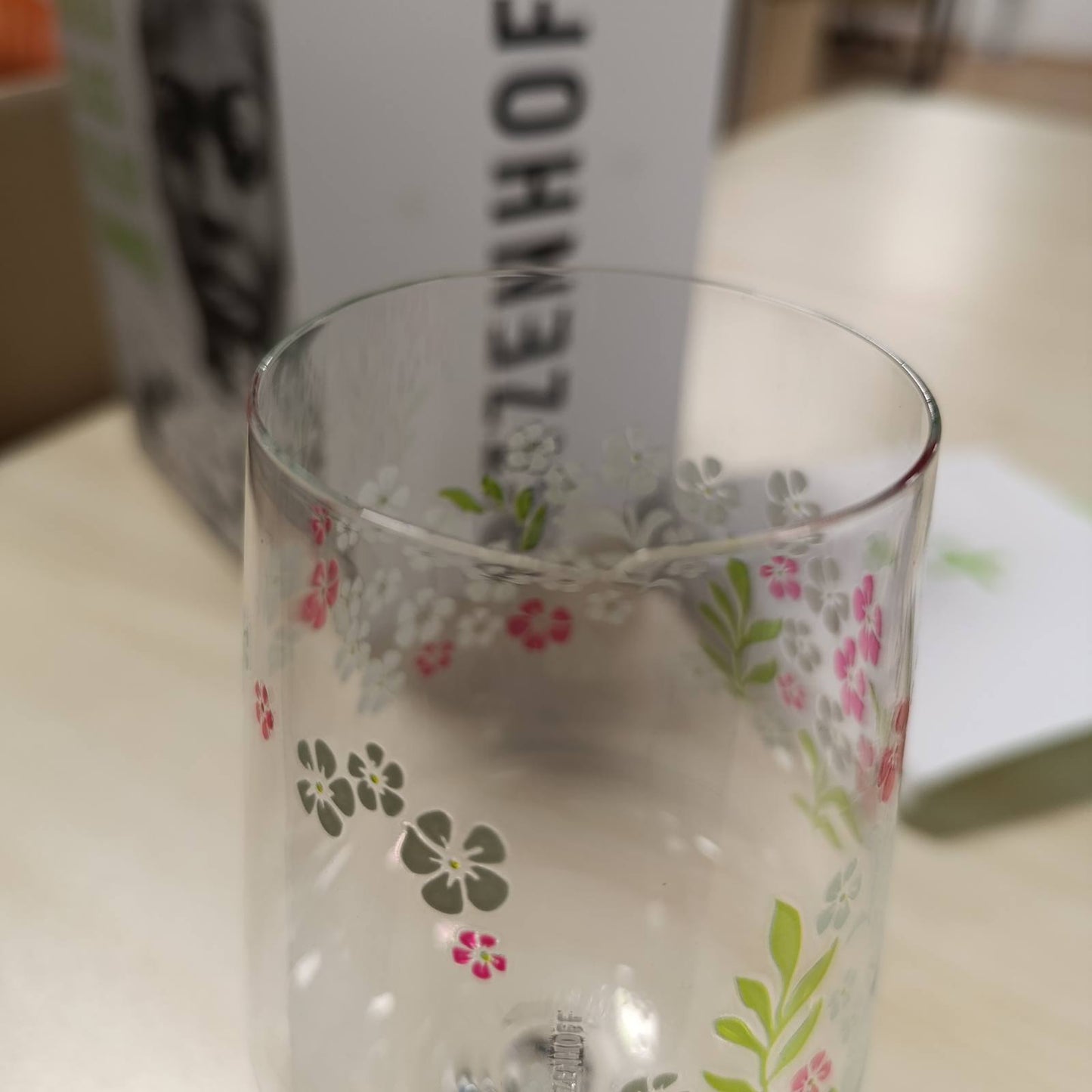184211 - RITZENHOFF - Set prej 4 Gotash Hugo 500 ml, Aperitivi me Motiv Lulesh, Shumëngjyrëshe, Seria Summer Dew, Prodhuar në Gjermani