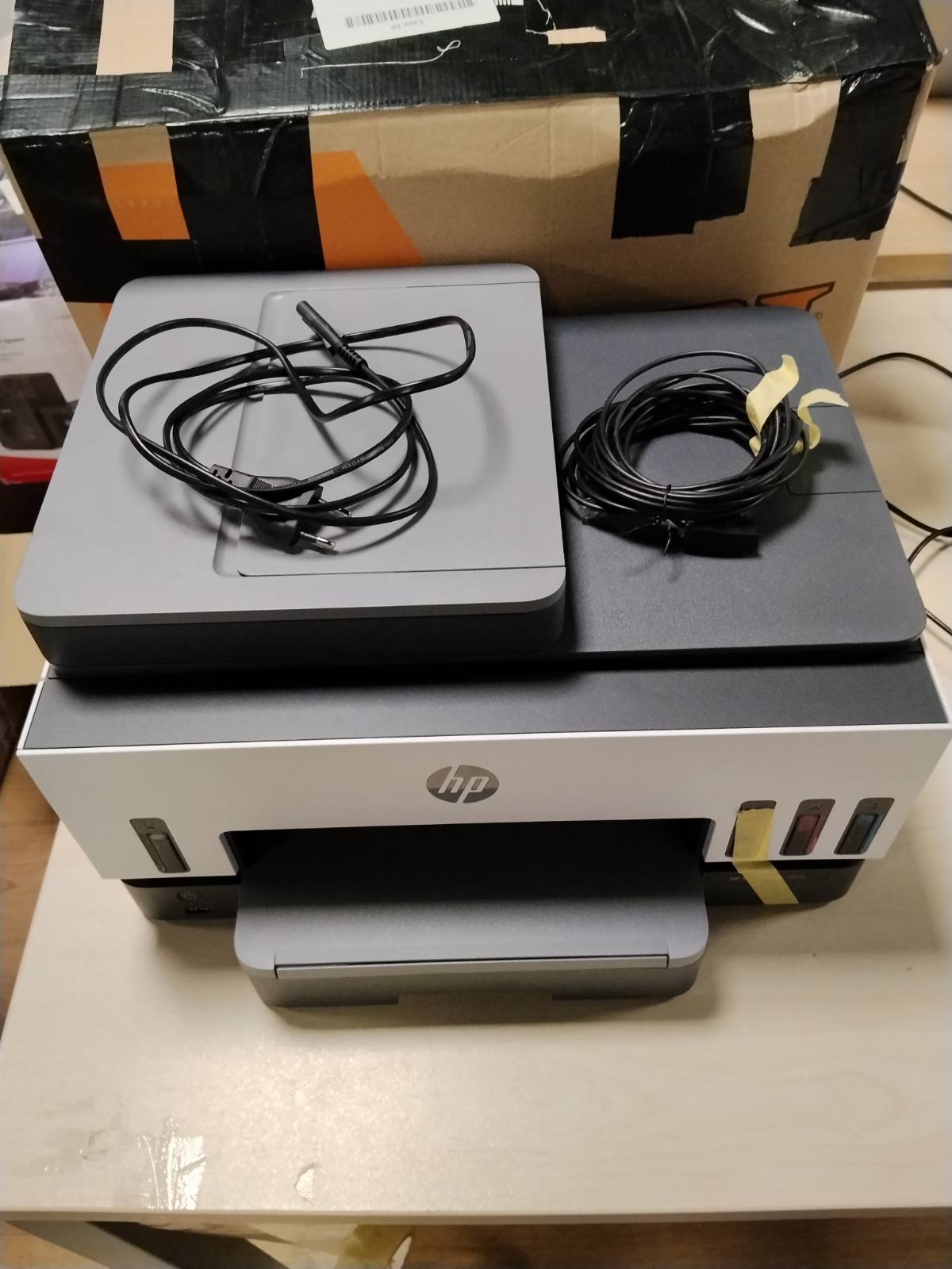 305013 - HP SMART TANK 7605 PRINTER SHUMËFUNKSIONAL, ADF, WLAN, LAN, AIRPRINT, KAPACITETI PËR 1200 FAQE NË MUAJ, PËRFSHIHET BOJË PËR AFËRSISHT 3 VJET