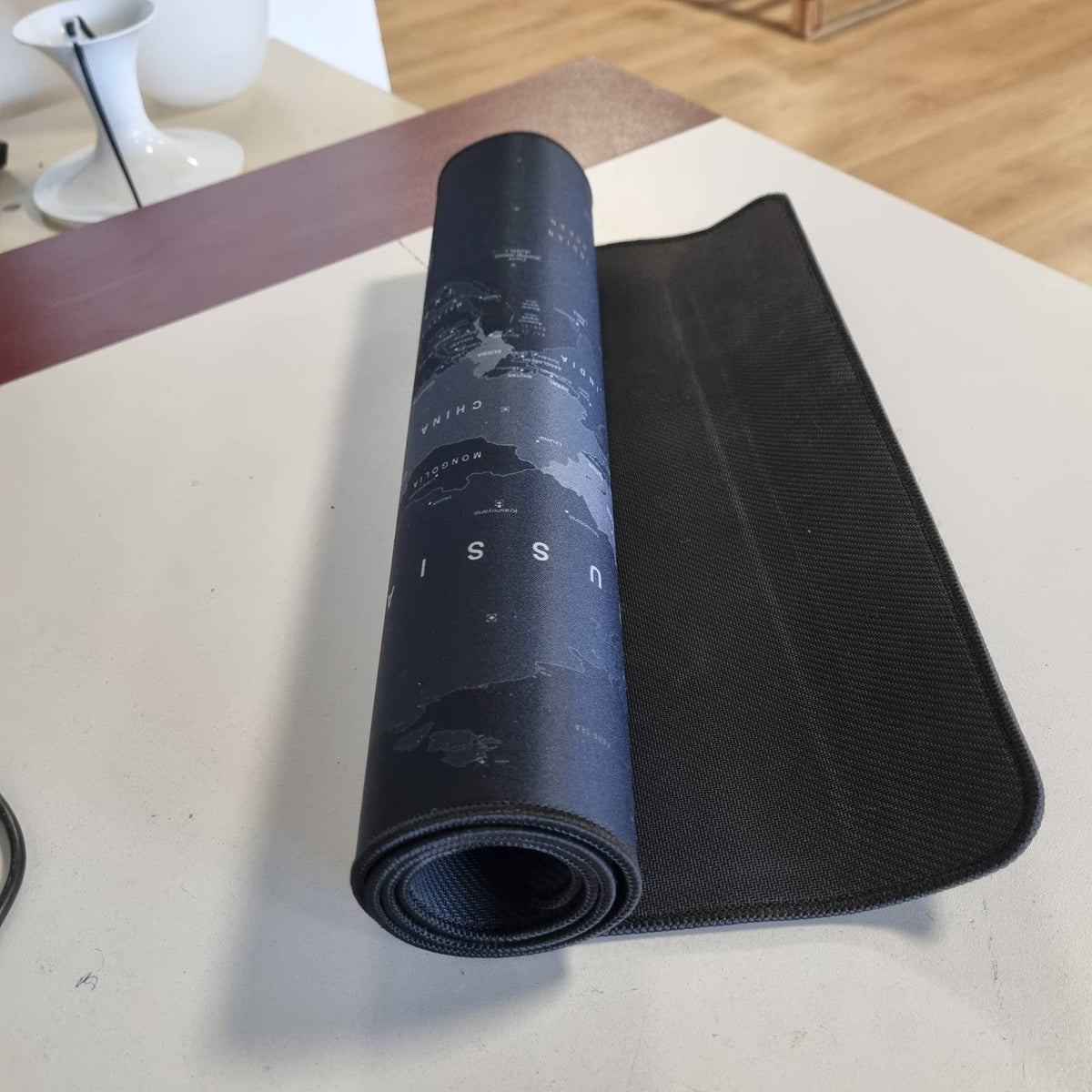 296136 - TITANWOLF Miupad XXL Speed Gaming, Harta Botërore, 900 x 400 mm, Tapet Tavoline i Madh, Përmirëson Precizitetin dhe Shpejtësinë
