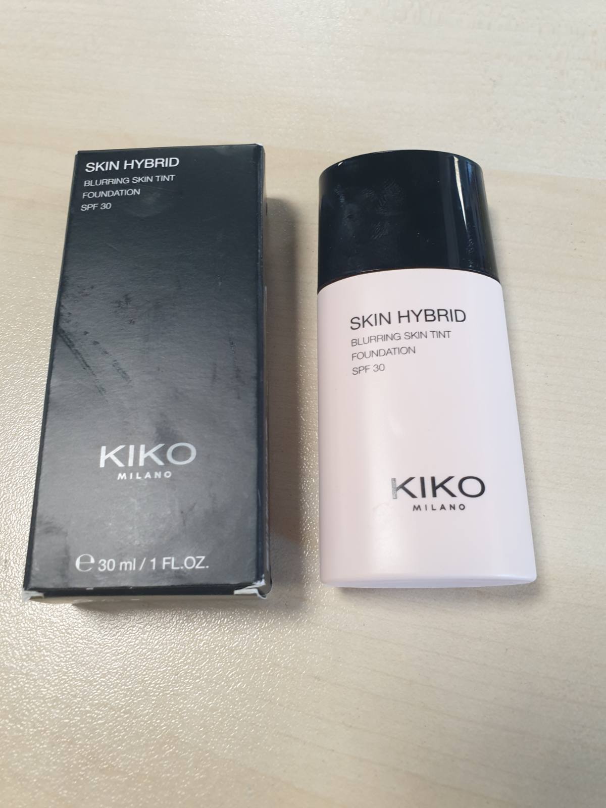 290254 - KIKO MILANO Fondatinë Skin Hybrid Blurring Skin Tint 01, SPF 30, Qëndrueshmëri 24-orëshe