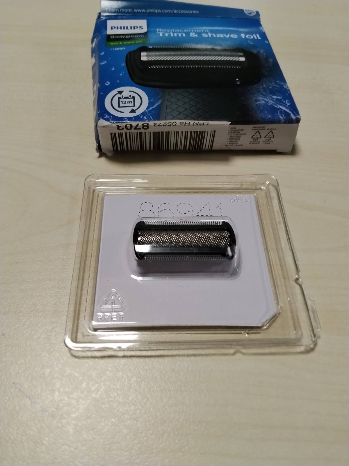 301131 - PHILIPS Set fletësh zëvendësuese Malegrooming Accessories TT2000/43
