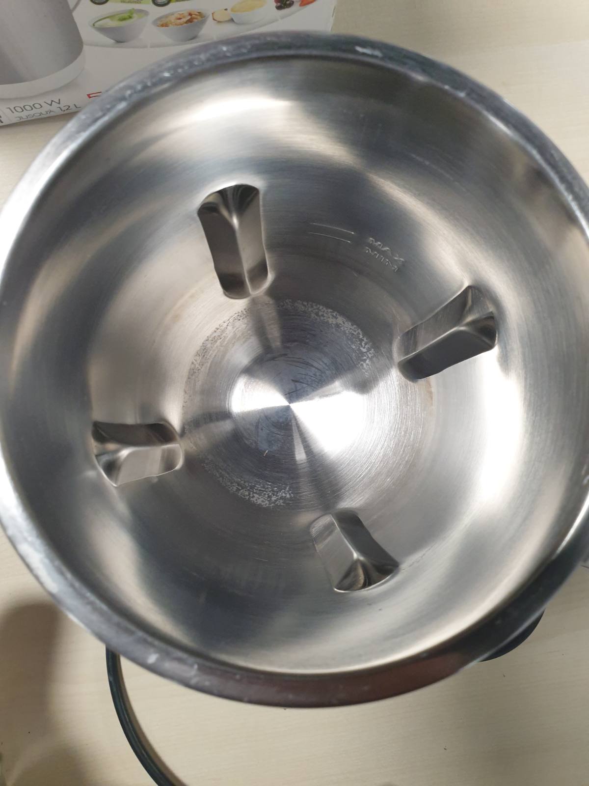162081 - MOULINEX LM841110 Easy Soup, Pajisje për Supa prej Çeliku Inox, Kapacitet 1.2L, 4 Programe Gatimi, Sistem për Mbjajtje të Ngrohtësisë