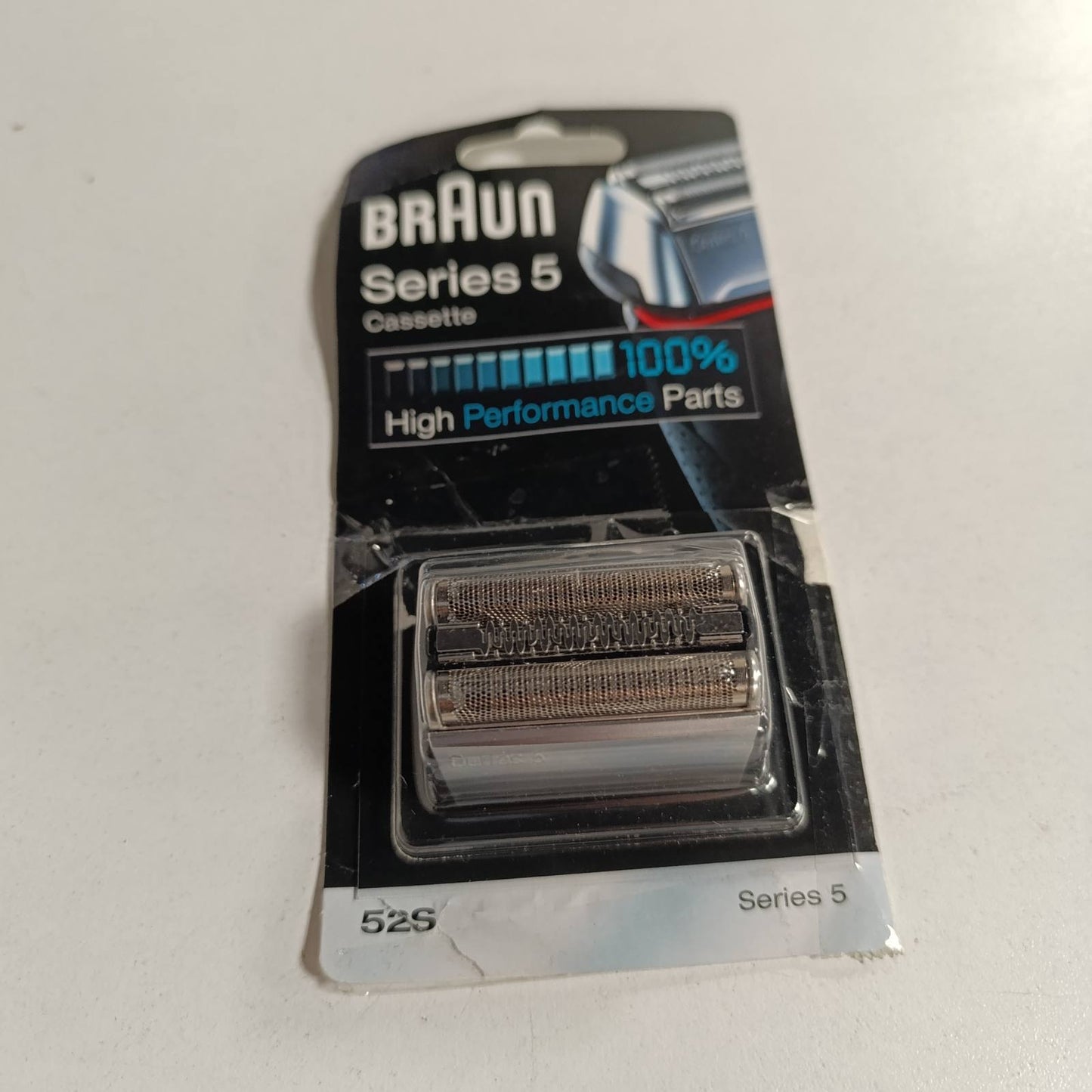 315931 - BRAUN Kokë rroje elektrike Series 5, 54B, argjendi, zëvendësuese origjinale, e pajtueshme me rrojet Braun Series 5, prodhuar në Gjermani