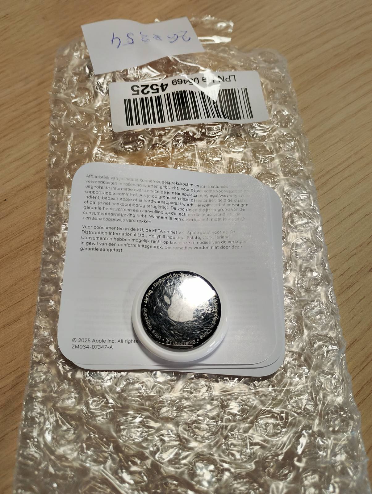 268354 - Apple AirTag (gjenerata e 2-të), Gjurmues për çelësat, portofolin, Lokator me zë, konfigurim i lehtë me një klikim përmes iPhone ose iPad