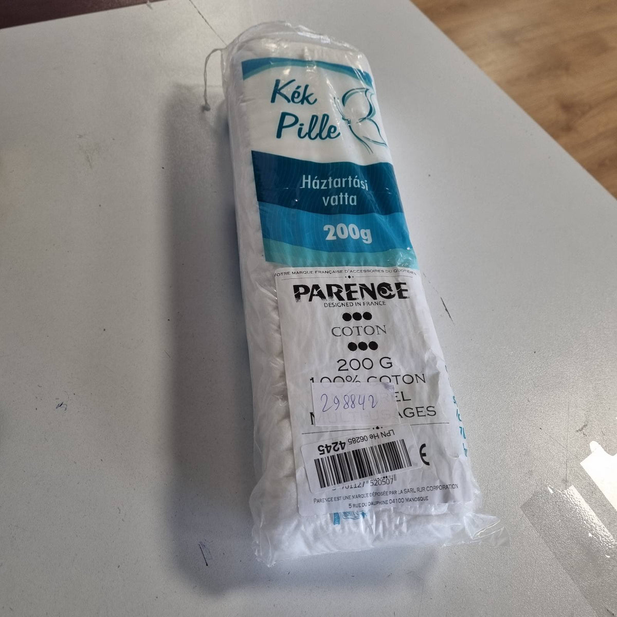 298842 - PARENCE Qese pambuku natyral 200g - E pastër, e butë dhe shumëfunksionale - Artizanate/Higjienë/Pastrim - 200g
