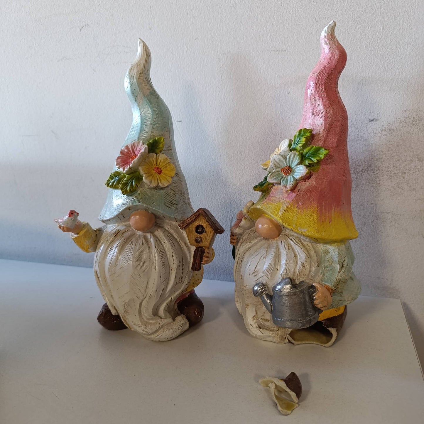 294114 - Ide me figura dekorative xhuxhësh në formë zemre, 23 cm e lartë, 10 cm e gjerë, 2 copë