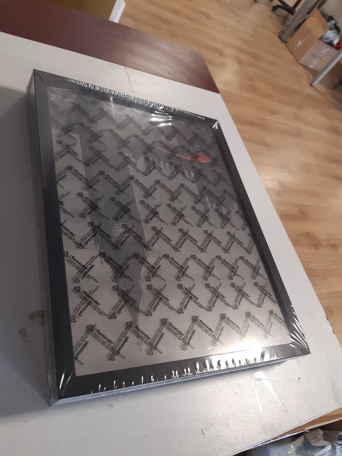 294473 - Korniza fotografish Tinkeps, 3 copë, 30x40 cm, e zezë, prej druri kompozit, ideale për foto, piktura, postera