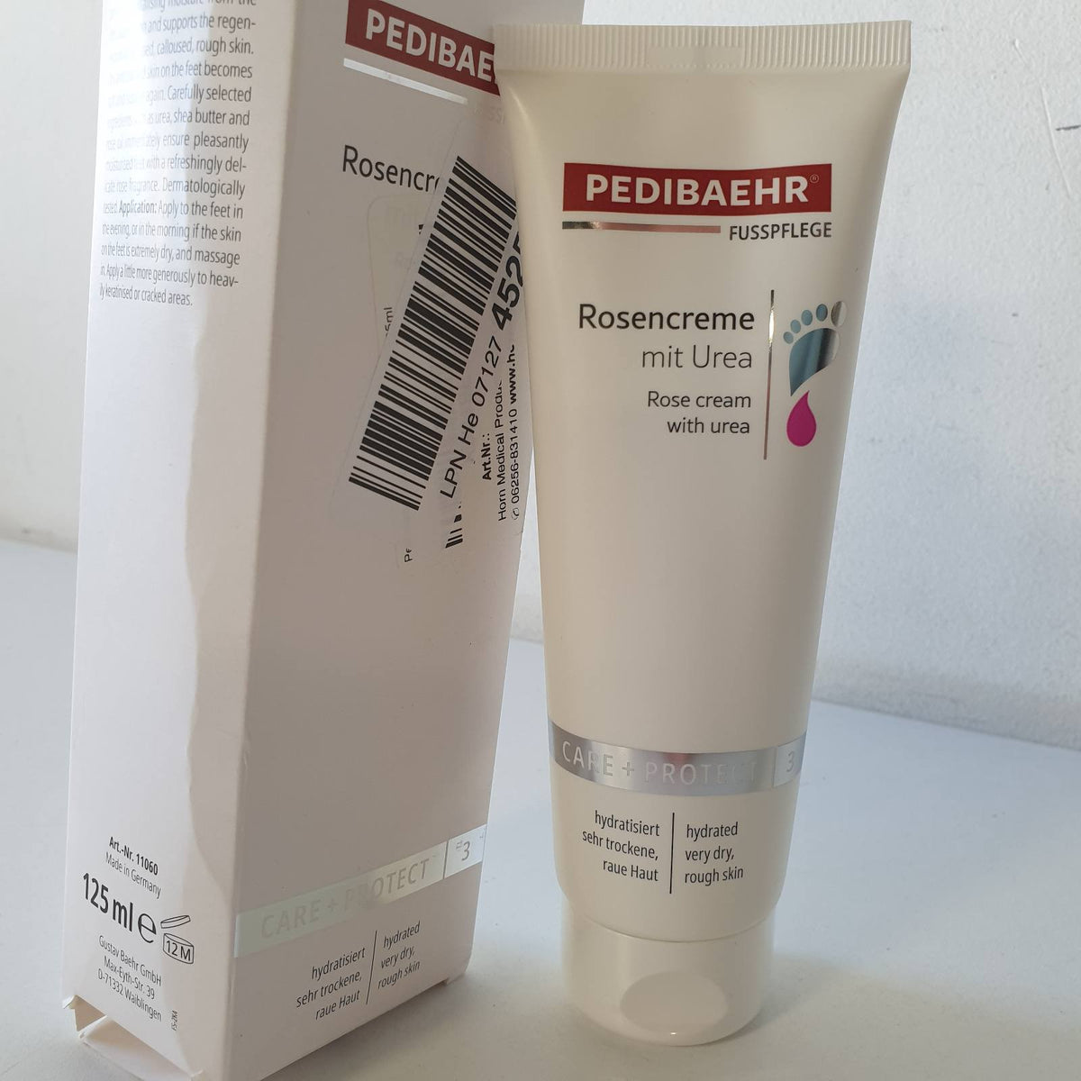 301418 - KREM Pedibaehr për kujdesin e këmbëve me trëndafil të egër dhe ure