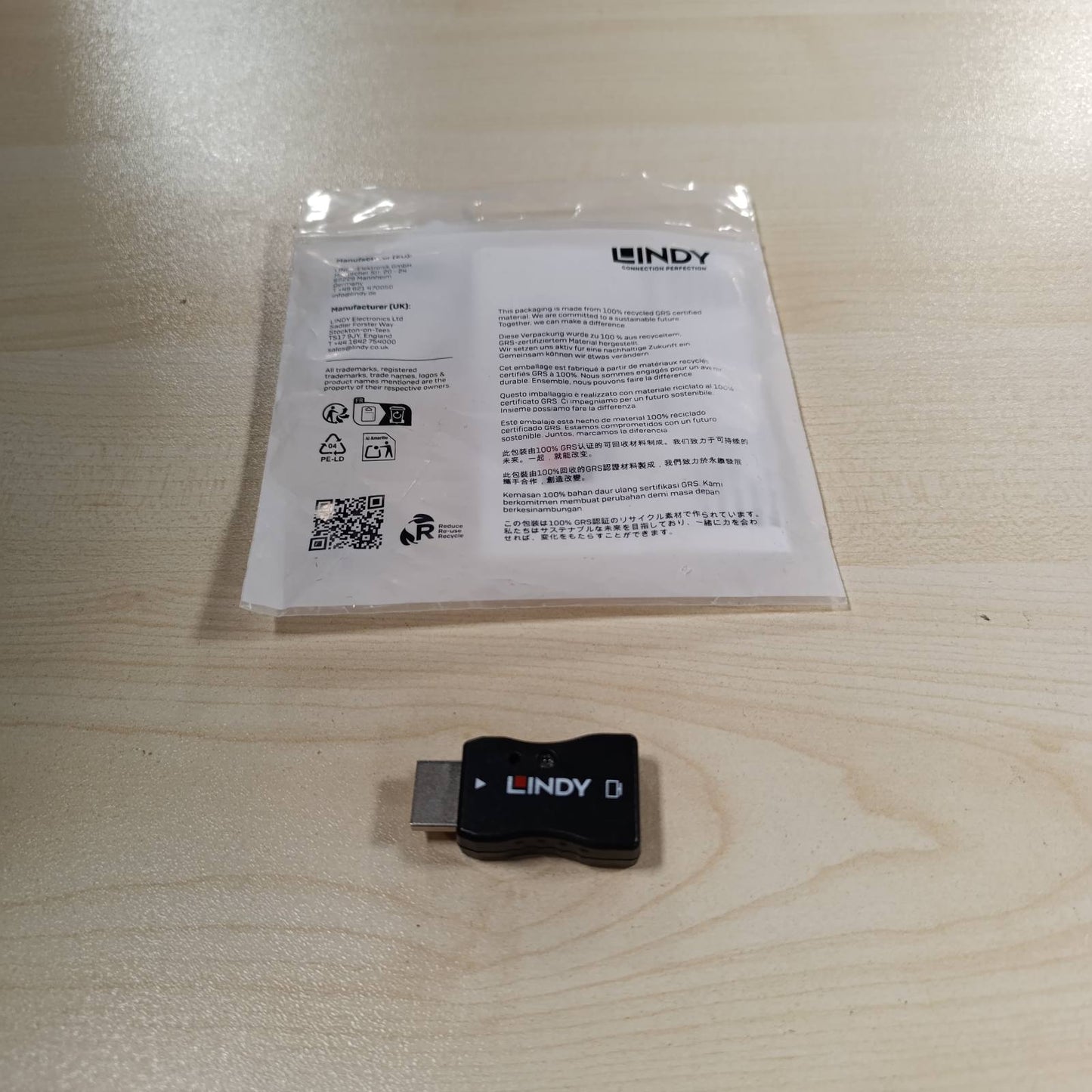 276405 - LINDY 32119 - Emulator HDMI 8K60 EDID