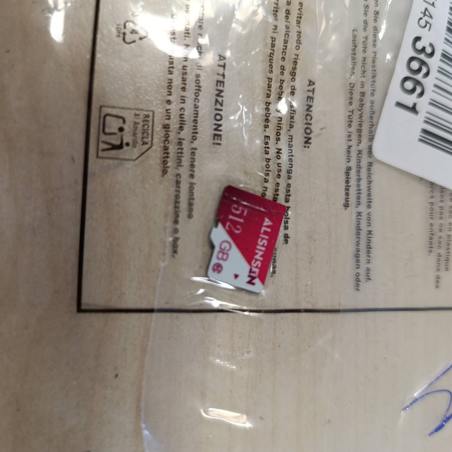 276768 - ALISINSEN Kartë Memorie Micro SD 512GB Klasa 10, Shpejtësi e Lartë, TF Card për GoPro, Telefona Android, Kamera Dixhitale, Tableta, Dronë