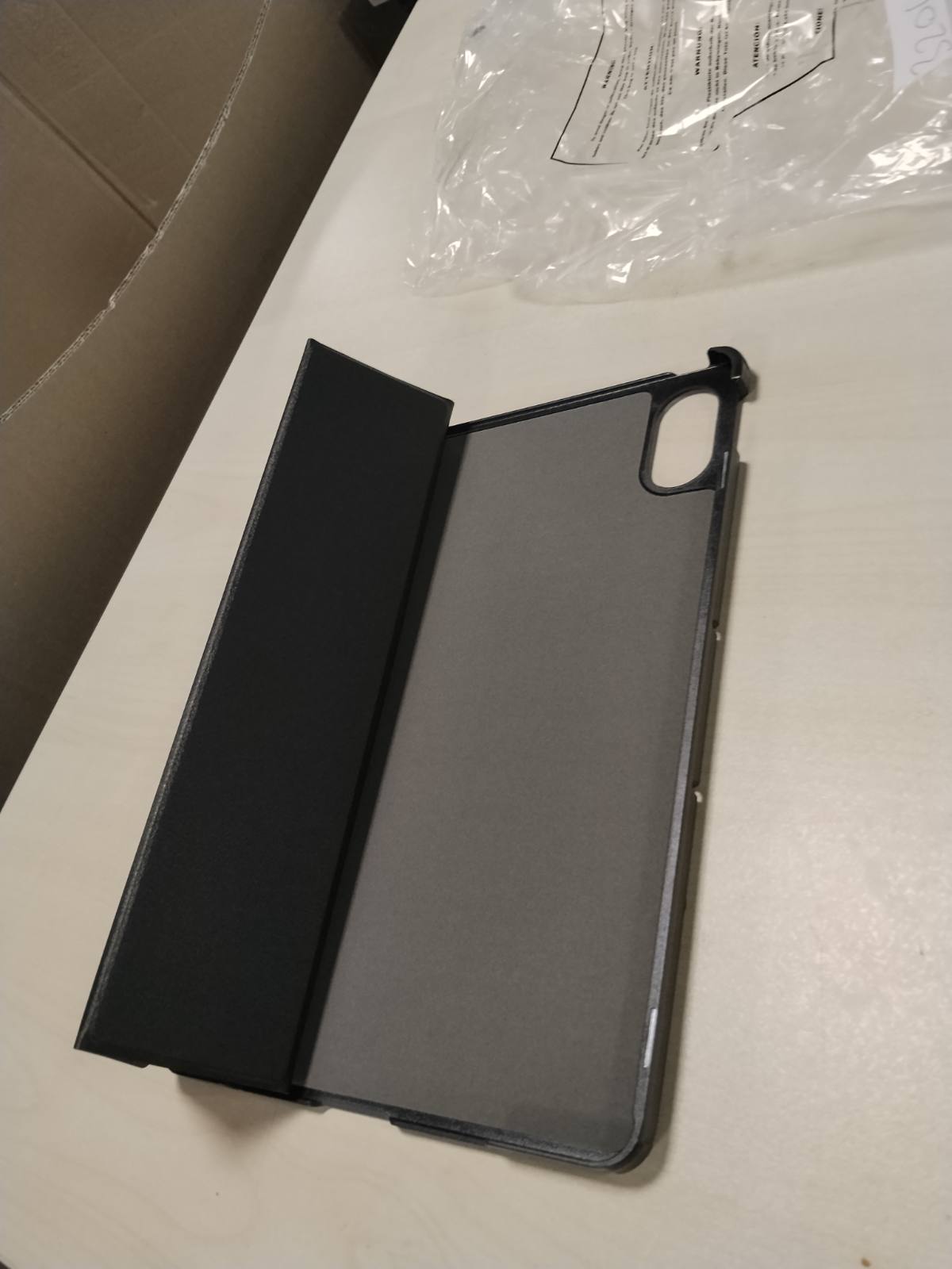 320643 - VAKAREY Mbrojtëse për Xiaomi Redmi Pad 2 Pro 12.1 inç, ultra e hollë për tabletin Smart Cover, e zezë