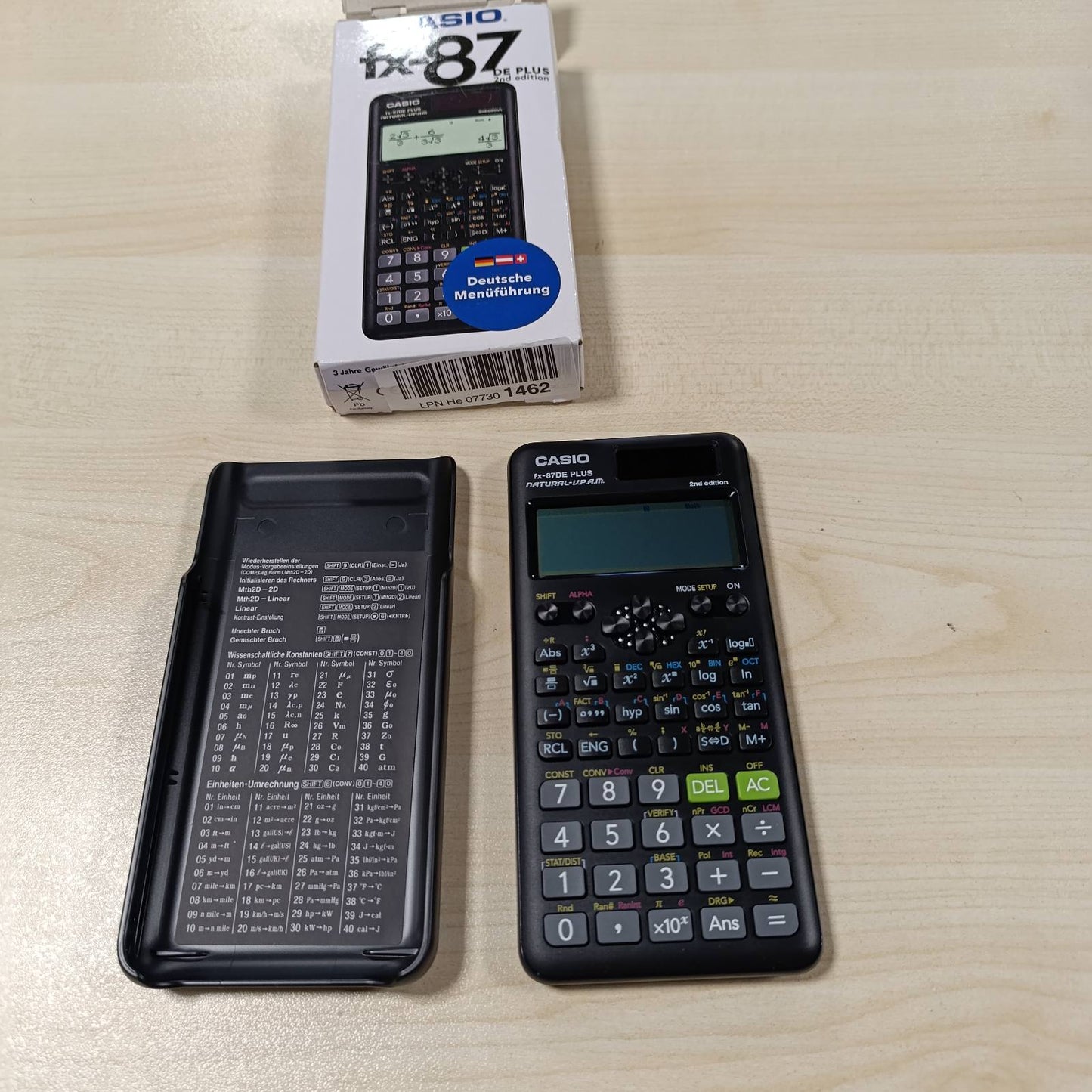 268525 - CASIO Kalkulator Shkollor Shkencor-Teknik FX-87DE Plus-2, i Zi