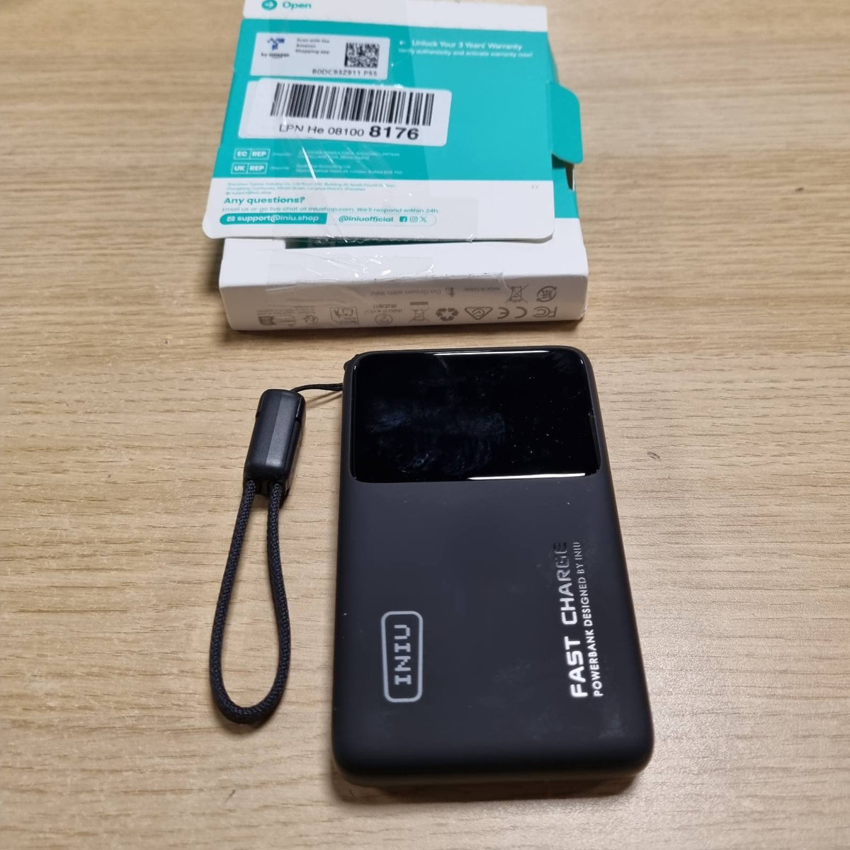 310024 - INIU Bankë energjie Ultra e hollë 10000mAh, karikues portativ USB-C me karikim të shpejtë 45W