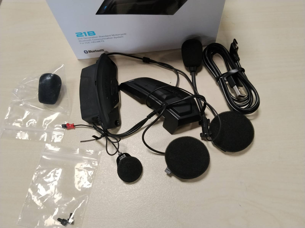 312482 - HJC Interfon për Motoçikletë Smart HJC 21B, i Zi