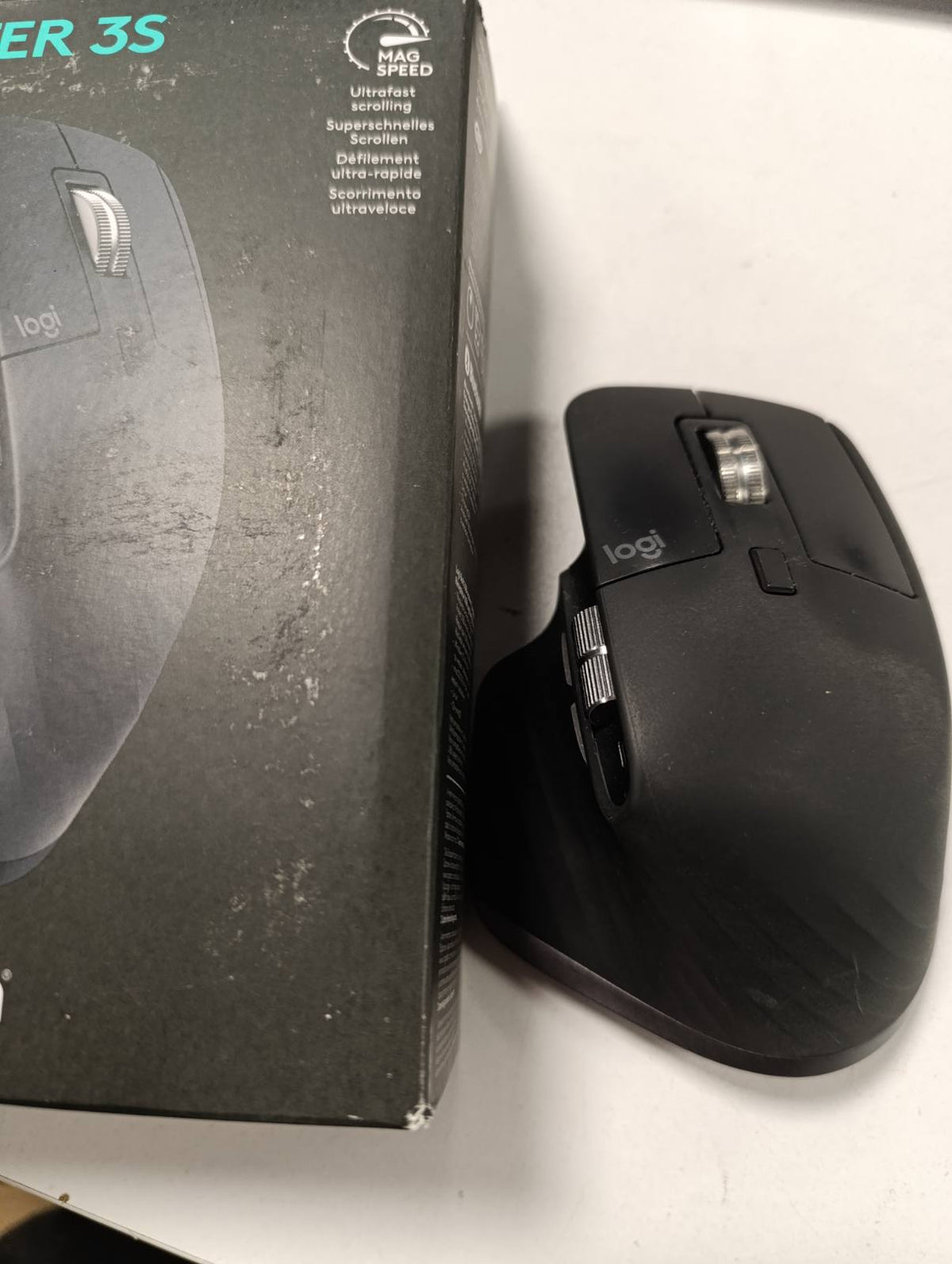 305076 - LOGITECH MX MASTER 3S - Maus pa tel, Lëvizje ultra të shpejtë, 0.1 kg