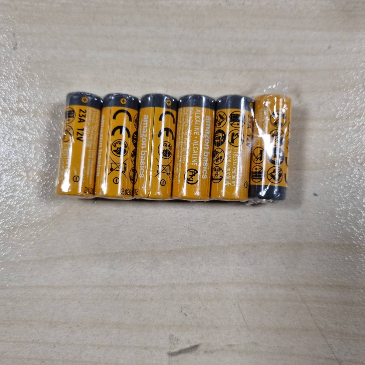 310600 - Amazon Basics Bateri alkaline, pako me 6 copë 23A, 12V, jetëgjatë