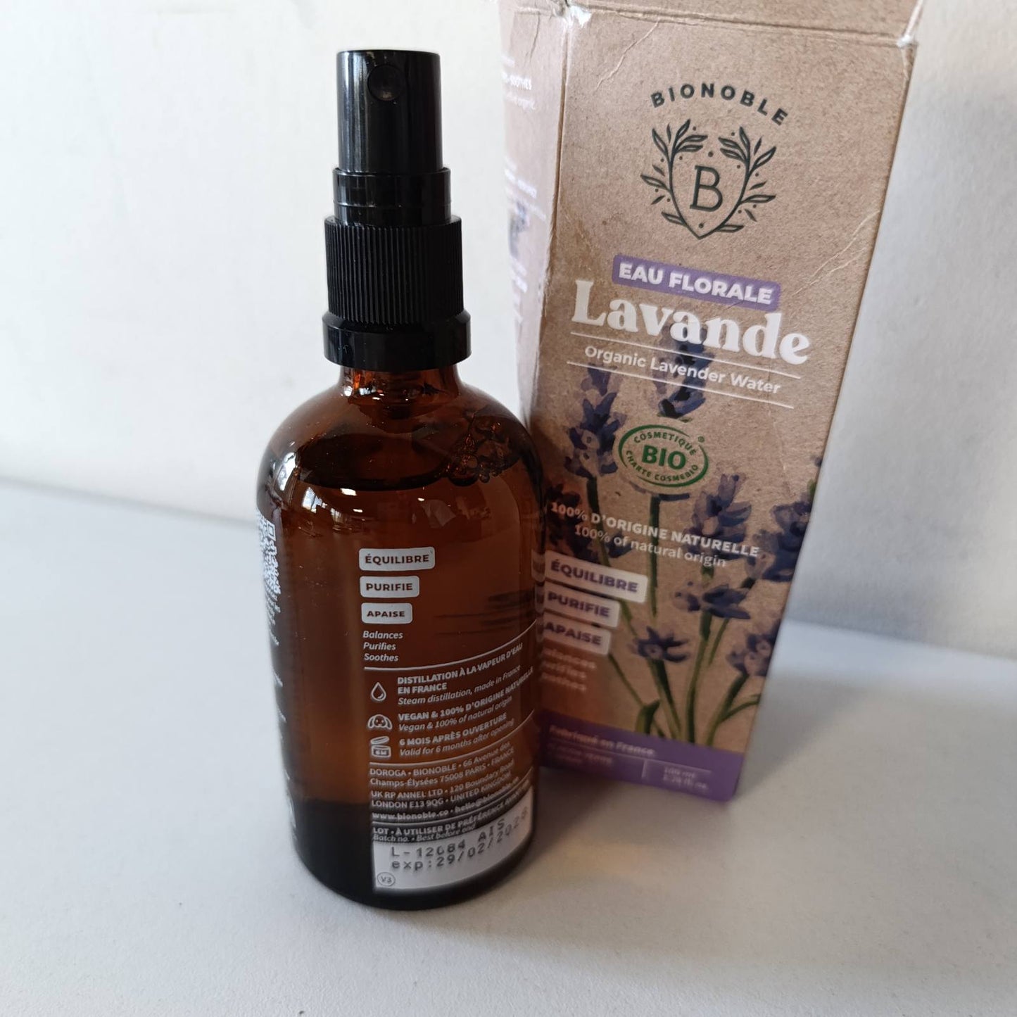 321719 - BIONOBLE Sprej Livandoje Organik për Jastëkë - Lëkurë, Fytyrë, Trup - 100 ml