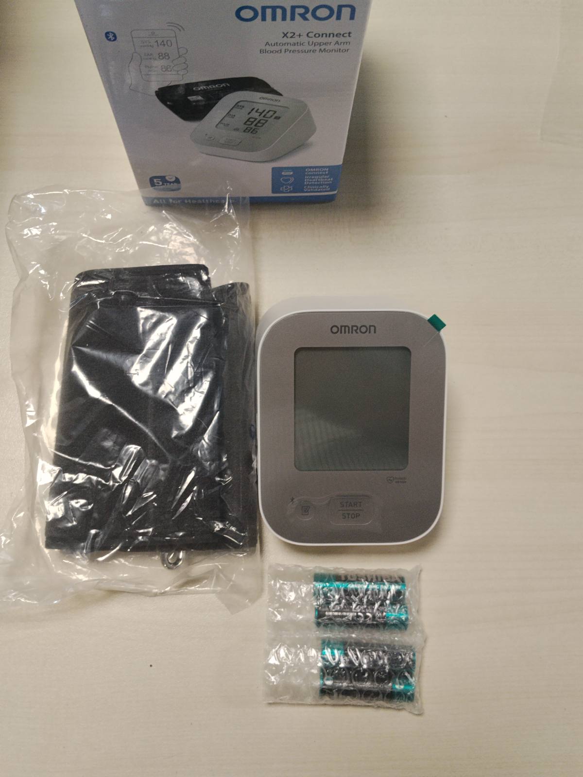 302931 - OMRON Monitor presionit të gjakut X2+ | Lidhje me aplikacion | I validuar klinikisht