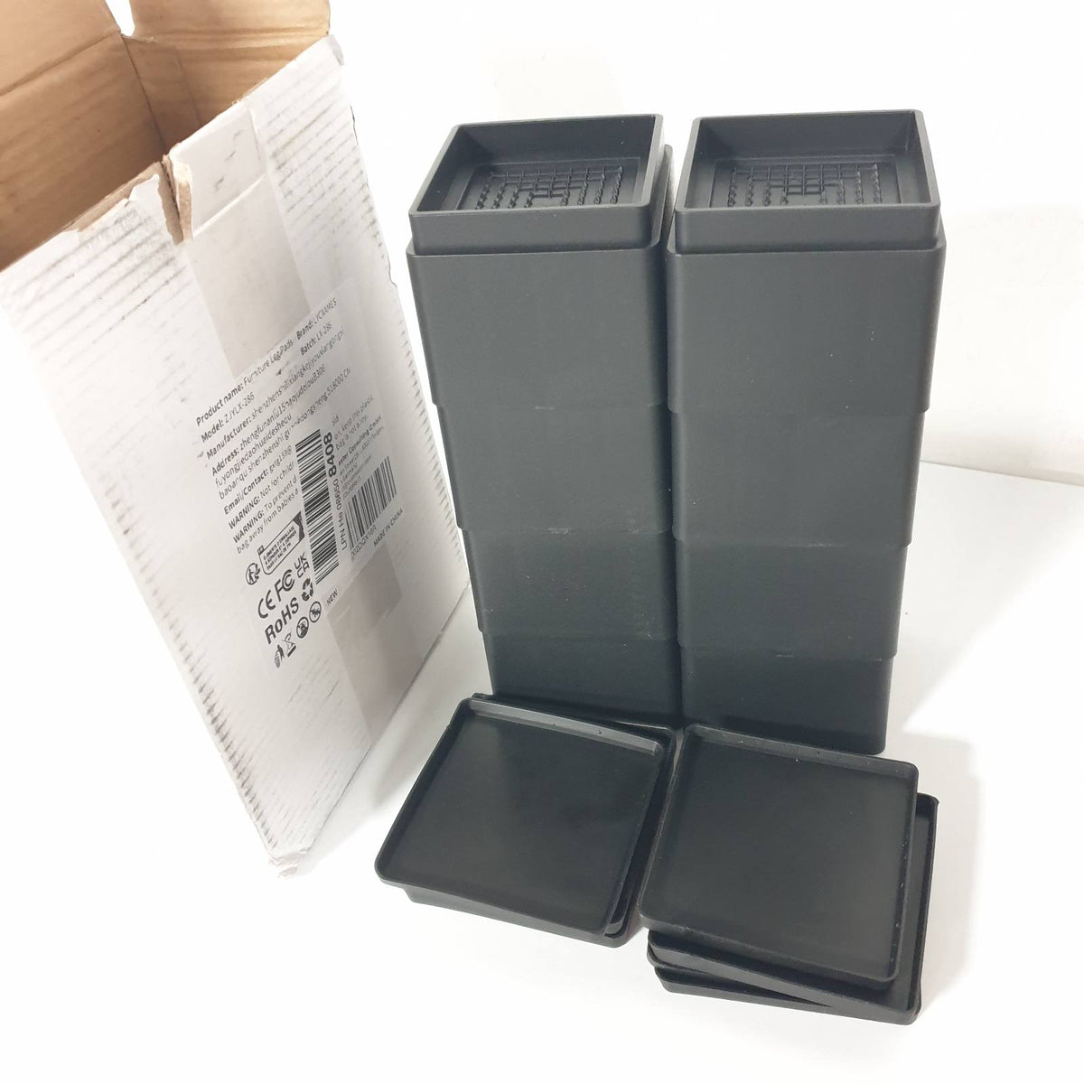 313910 - LYCXAMES Set me 8 Zgjatës Mobiljesh të Rregullueshëm (5cm, 10cm, 15cm), Zgjatës Këmbësh Tavoline, Shtrati, Divani