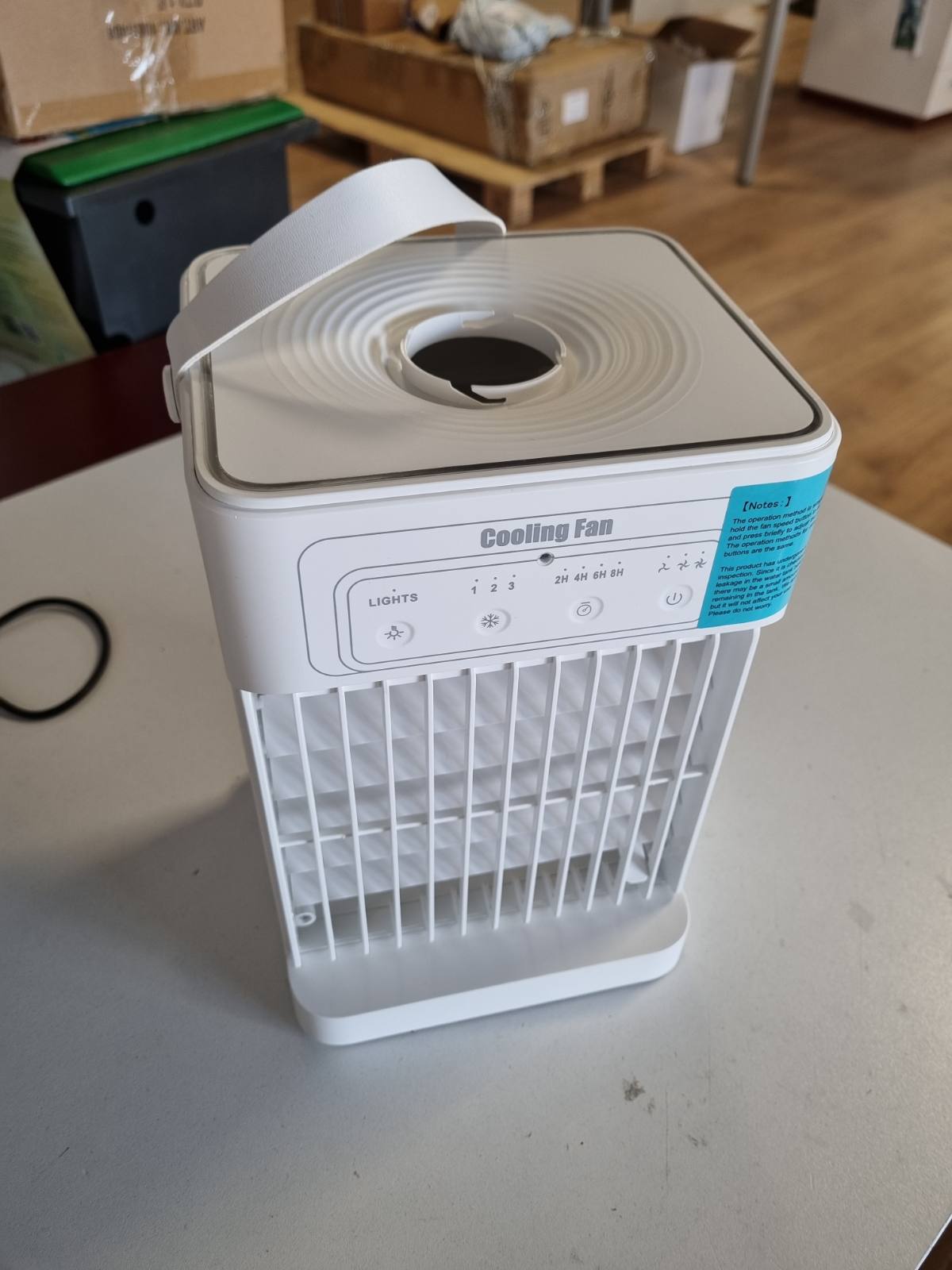 312795 - KONDICIONER Portativ 4-në-1, Ventilator me Ftohje Uji, Rezervuar Uji 1100 ml