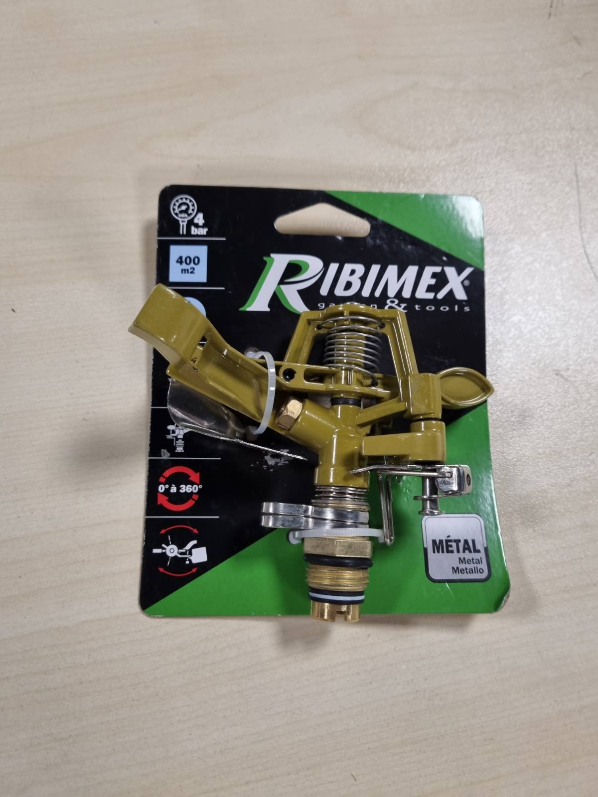 314617 - Ribimex Spërkatës me Impakt pa Thumba, Metal