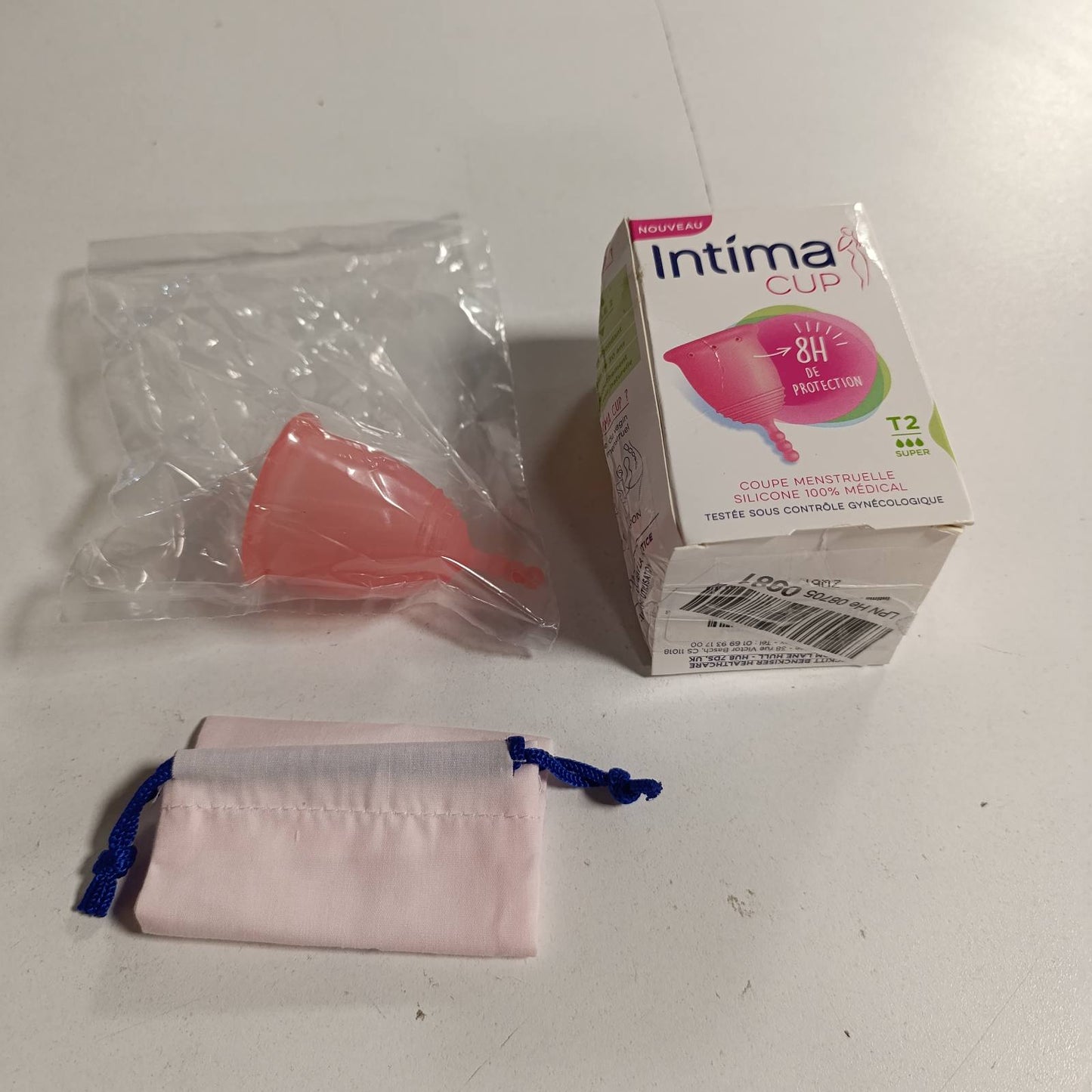 322039 - Kupa Intima, Kupa Menstruale Madhësia 2, mbrojtje dhe besim, rrjedhje e Heat