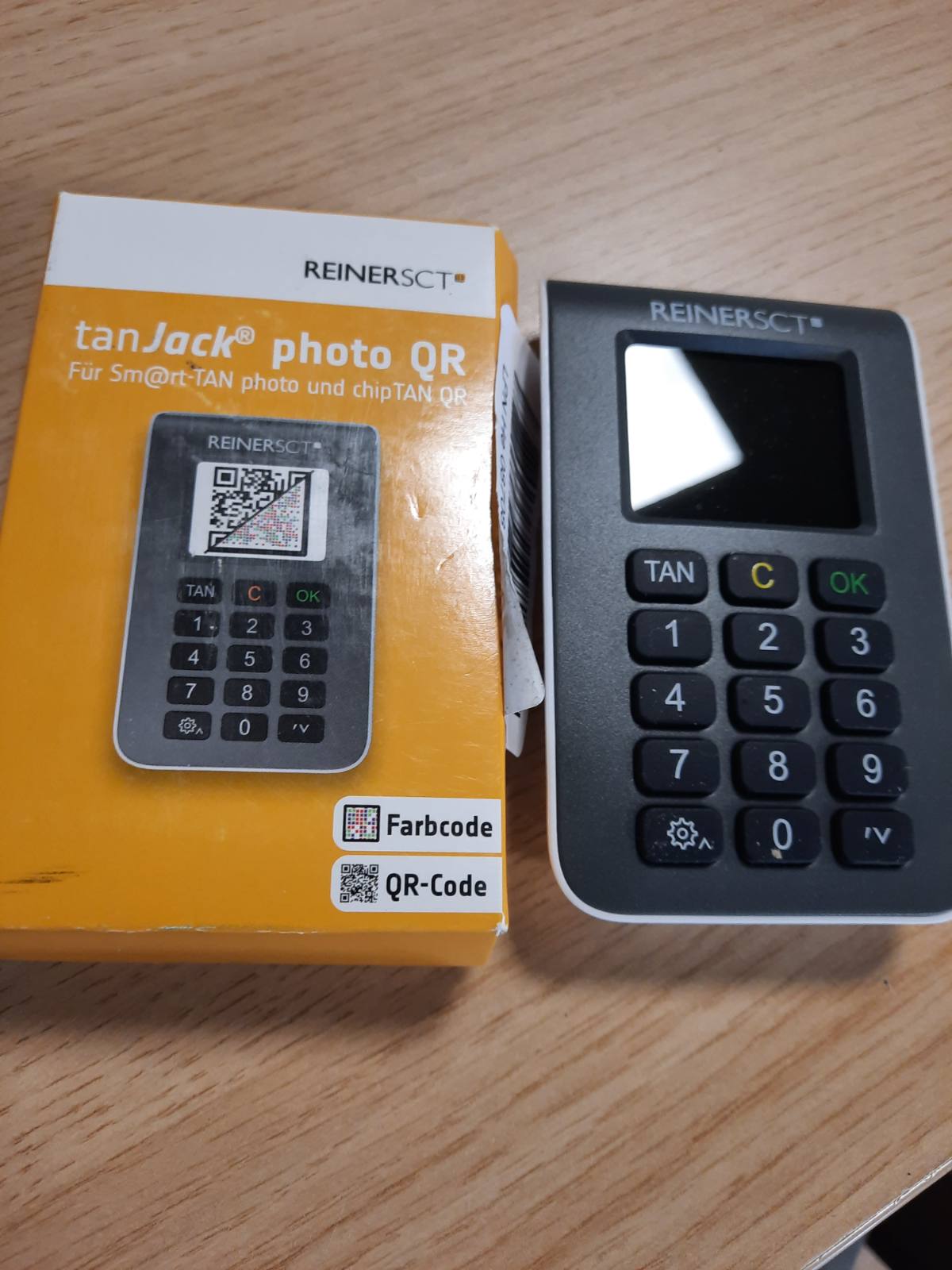 309960 - REINER SCT tanJack foto QR I Çip chipTAN-TAN Gjenerator për Bankë Online
