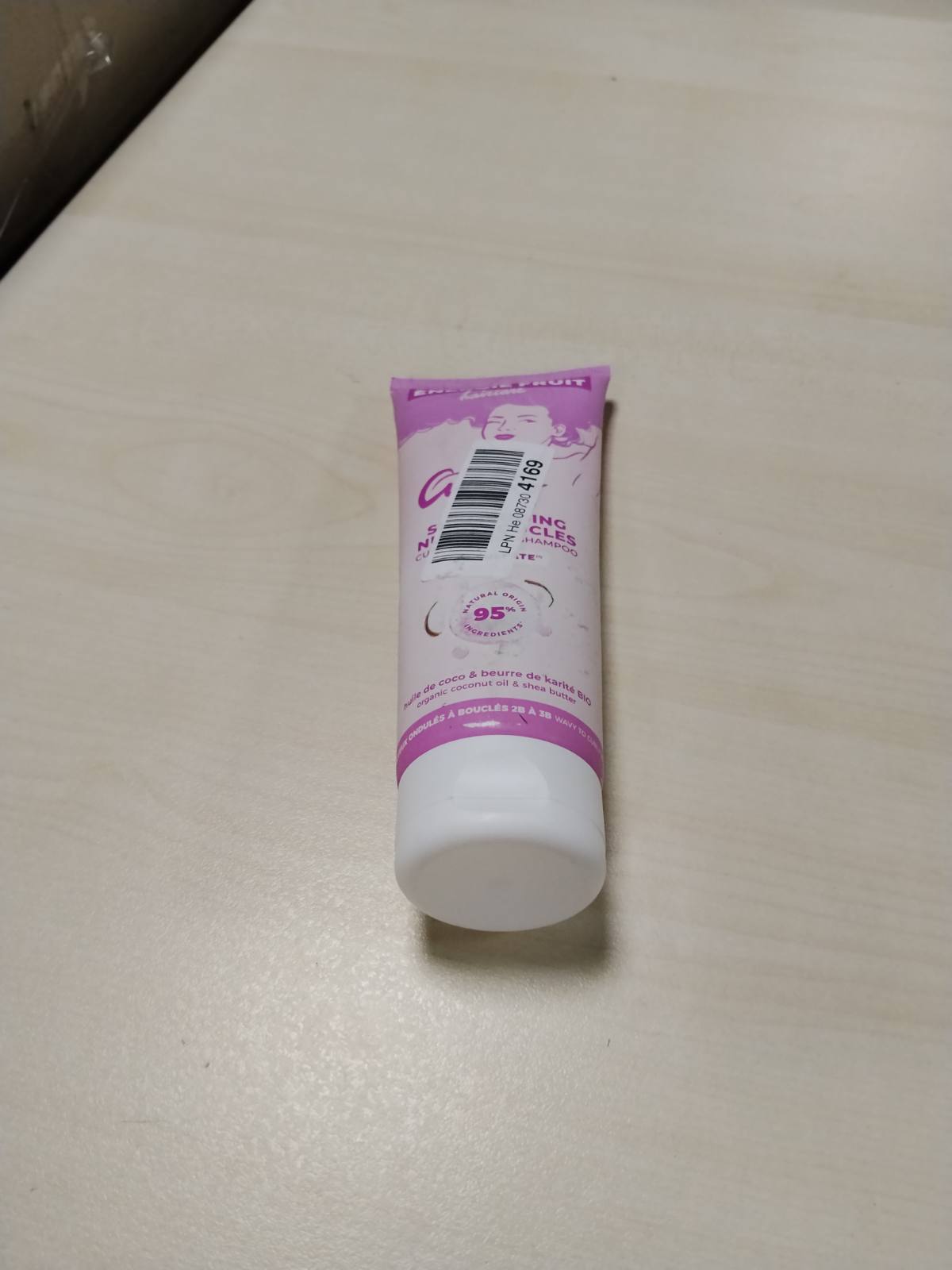 303460 - FRUIT ENERGY Shampo pa sulfate - Kokos organik dhe gjalpë shea - Flokë kaçurrela dhe me onde - Vegan - 250 ml