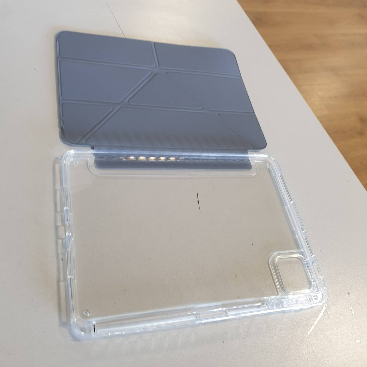 310468 - A-BEAUTY Mbrojtëse për Xiaomi iPad 6/6 Pro 11 inç 2023, mbajtëse lapsash, transparente, rezistente ndaj goditjeve, Gjumë/Zgjim Automatik, Ngjyrë livandoje