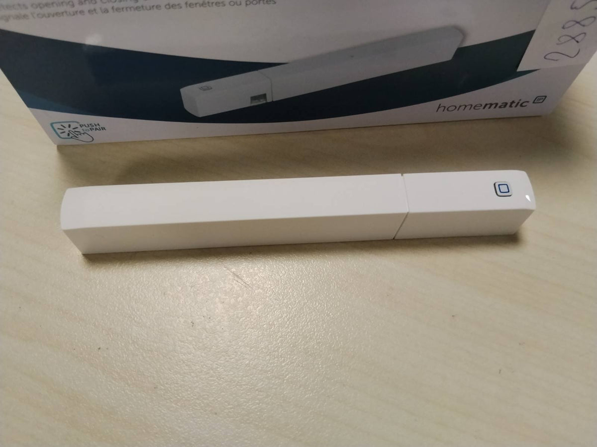 288570 - HOMEMATIC IP | Kontakti i Dritares dhe Derës Inteligjente | Optik | Plus | Sensor Dixhital | Monitorim për Ngrohje Efikase | Kursim Energjie | 158603A0