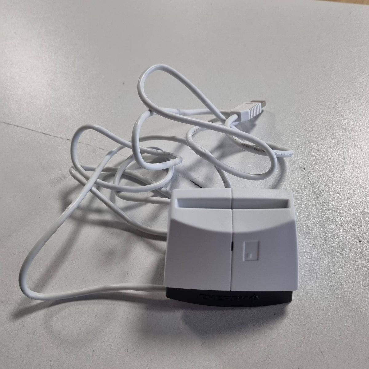 309923 - CHERRY Terminali Smart ST-1144, Terminal USB Smartcard, Lexim dhe Shkrim Karte me Çip, Kontroll Qasjeje, Gri-E zezë