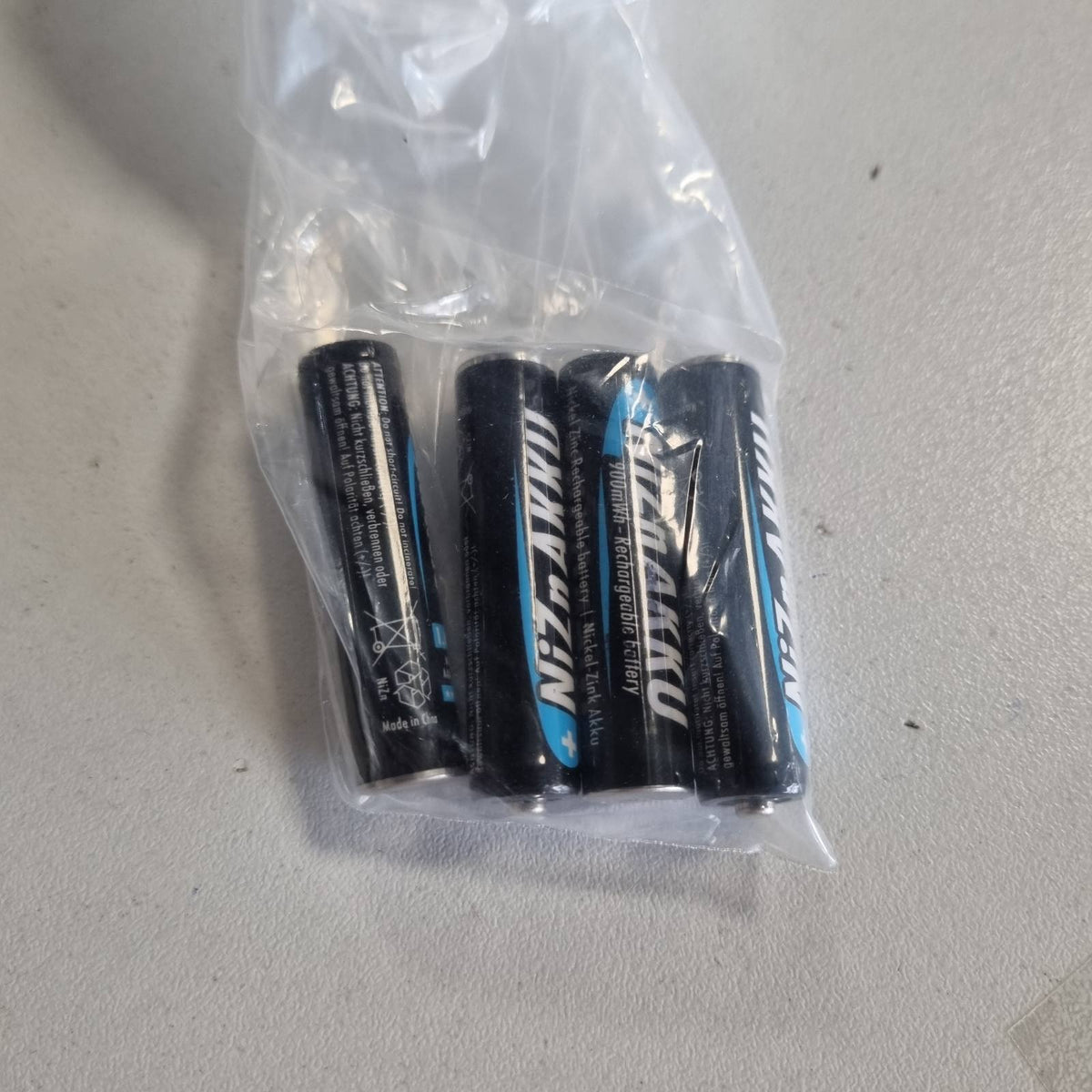 309325 - ANSMANN Bateri të rikarikueshme Nikel-Zink AAA 1.6V 550mAh (900mWh), 4 copë, të zeza, blu.